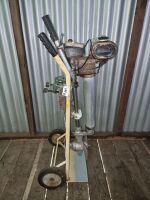 5 BLADE SEAGULL OUTBOARD MOTOR WITH STAND - CONDITION FAIR - 2