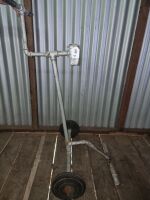 ANTIQUE OUTBOARD STAND MADE OF GAL PIPE - CONDITION FAIR