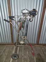 ANTIQUE SEAGULL OUTBOARD - 4 BLADE - PROP - MOTOR STAND - RARE - CONDITION GOOD - 2