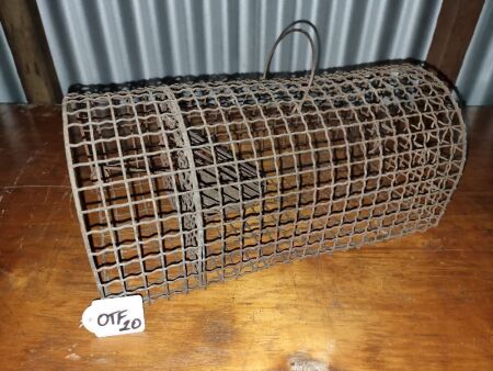 ANTIQUE ANIMAL TRAP - RARE - 400 X 180 - CONDITION FAIR