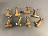 Box Lot of Brass Taps