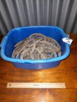 USED ALUMINIUM (RACING) HORSESHOES X 40 - CONDITION FAIR - 2