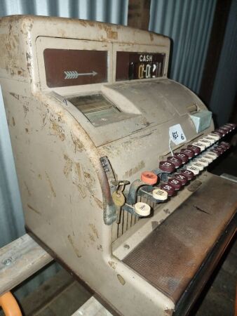 VINTAGE NATIONAL CASH REGISTER (WITH KEYS) - CONDITION GOOD