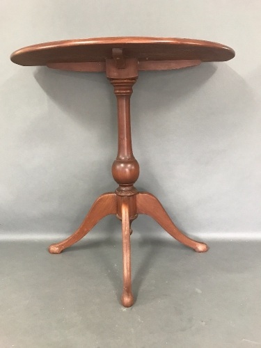 Small Cedar Demi Lune Side Table