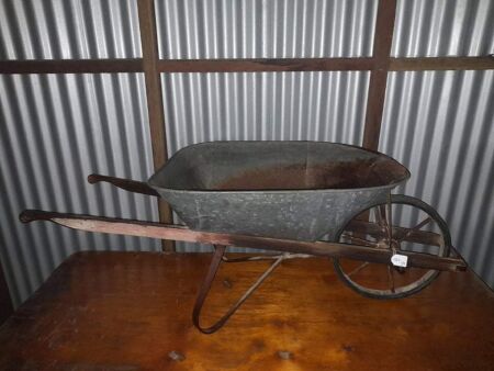 VINTAGE WHEELBARROW - RARE - CONDITION GOOD