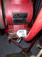 VINATGE CLISBY AUSTRALIAN MADE COMPRESSOR POWERED BY VILLIERS BALLARAT PETROL MOTOR - GOING - CONDITION GOOD - 4