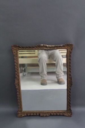 Vintage Gilt & Gesso Framed Mirror