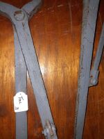 J. WOODHEAD BRISBANE - FLOORBOARD CLAMPING SET - 2 PIECES, LENGTH OF LARGEST 1 METRE. - CONDITION GOOD - 2