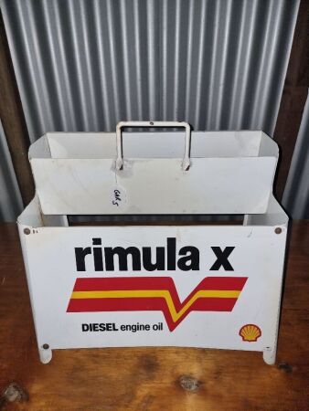 SHELL, RIMULA X OIL RACK - CONDITION VERY GOOD