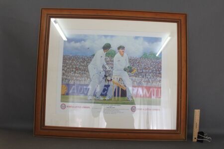 The Record - Cricket Memorabilia Print