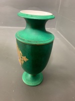 French Victorian Green Vase with Cameo Portrait - 3