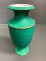 French Victorian Green Vase with Cameo Portrait - 4