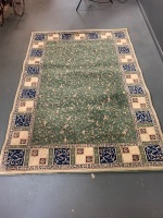 Green Carpet Floor Rug