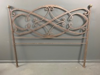 Wrought Iron Scrolled Bed Head - 2