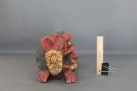 Carved Timber Foo Dog - 2