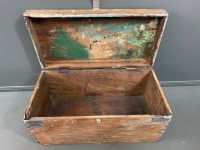 Rustic Vintage Industrial Style Storage Chest - 4