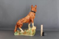 Vintage Plaster German Shepherd Style Dog Scuplture - 4