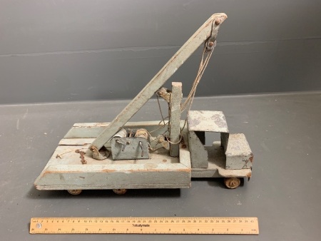 Depression Era Homemade Toy Truck - Tin and Timber