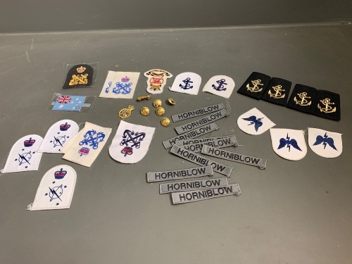 Quantity of Australian Navy Patches, Badges and Buttons