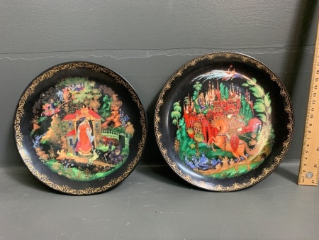 2 Plates from the Bradford Exchange Russian Legends Collection