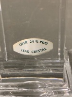 Lead Crystal Candle Holder - Made in Slovakia - 4