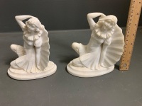 Pair of Alabaster Figures