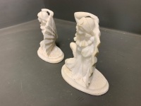 Pair of Alabaster Figures - 2