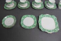 Roslyn Green & White China – 18 Pieces - 2