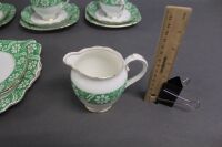 Roslyn Green & White China – 18 Pieces - 7