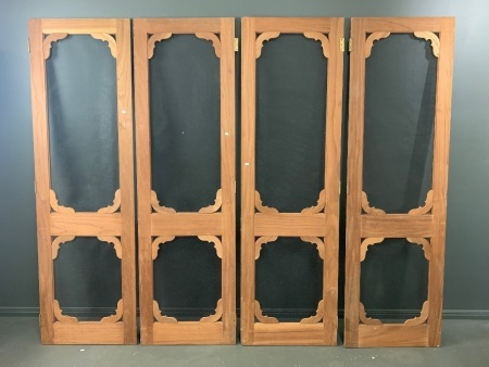 2 Pairs of Red Cedar Screen Doors