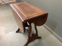 Vintage Drop Leaf Side Table - 4