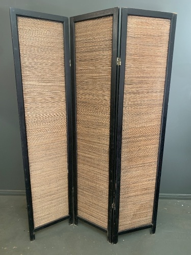 3 Piece Timber Folding Screen