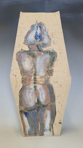 "The Goddess of Compassion" by Sandra RobertsonCeramicist & Glen Ladegaard Ceramicist, Painter, Photographer