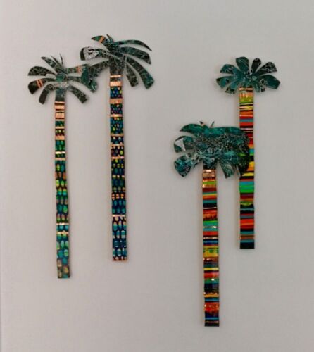 "Bonded Palms" by Irene Crowther-Slijp Mixed Media Artist / Painter / Sculptor & Beatrice Prost Mixed Media Artist / Painter