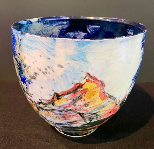 "Cooroy Mountain (Kuri’bigil)" by Rowley Drysdale Ceramicist/Mixed Media/Artist & Trevor Purvis Painter