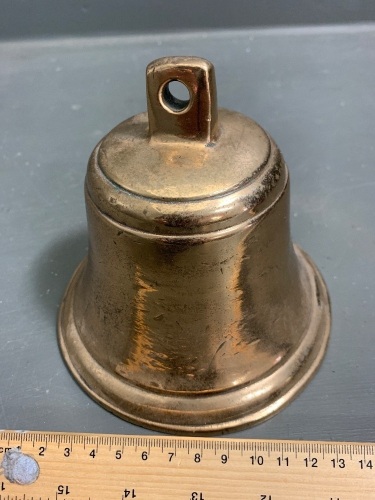 Vintage Brass Bell - Missing Clacker