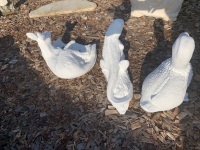 3 Concrete Animal Garden Ornaments - 2