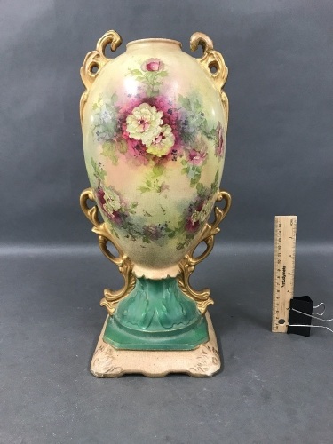 Large 2 Handled Victorian Vase C 1880's