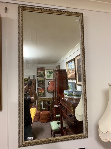 Large Pierced Frame Wall Mirror