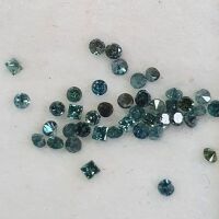 Lot of 0.35 Carats of Blue Diamond Gemstones - 2