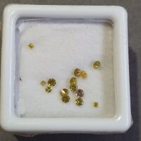 Lot of 0.34 Carats of Yellow Diamond Gemstones