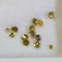 Lot of 0.34 Carats of Yellow Diamond Gemstones - 2