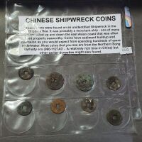 Collection of 8 x Medieval Chinese Shipwreck Coins