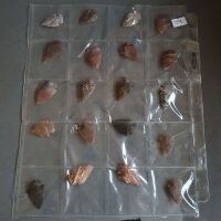 Collection of 12 Ancient Flint Arrowheads