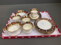 Victorian Paragon Imari Pattern Part Tea Set - 2