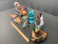 Asstd Lot of Bird Ornaments - 2