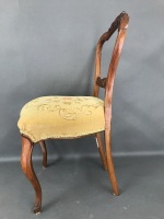 Vintage Bedroom Chair with Sprung Seat - 2