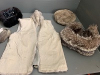 Box of Assorted Fur Items - 3