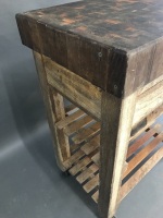 Butchers Block on Casters - 4