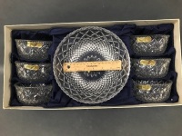 Boxed Bohemia Crystal Bowl Set